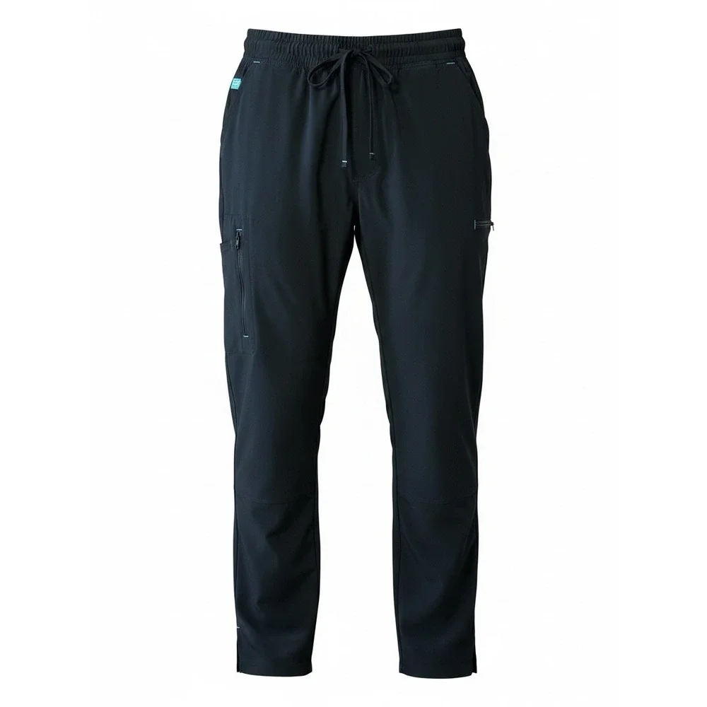 ScrubStar Womens Black Performance Scrub Pants Large SSL09841B Elastic Waist